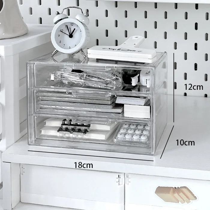 Hộp Tủ Mini Chia Ô Arcrylic Trong Suốt Đựng Bút Trang Sức Văn Phòng Phẩm Mĩ  Phẩm Decor Trang Trí Bàn Học