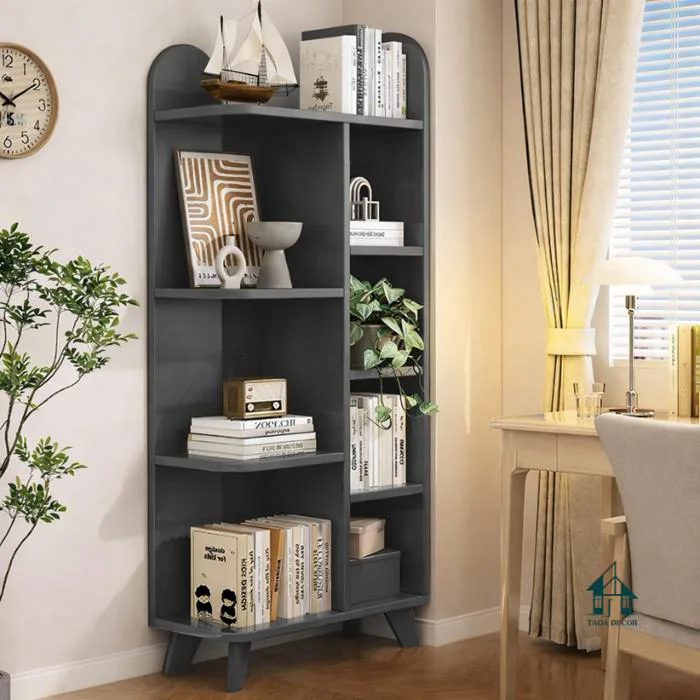 Kệ Sách Gỗ Góc Tường Đa Năng TADA Việt Nam – Giải Pháp Tối Ưu Không Gian  Sống Hiện Đại - TDKS378