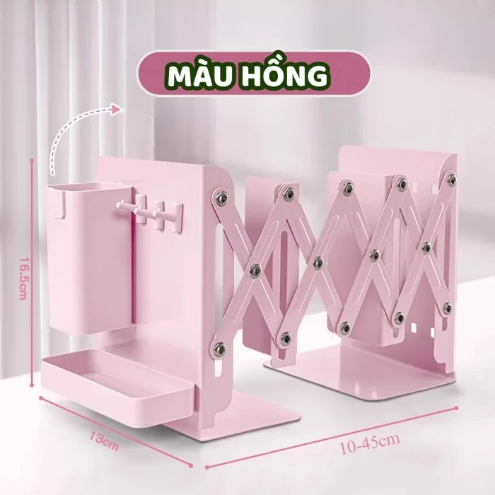 Kệ Sách Để Bàn Gấp Gọn 3 Ngăn, Kệ Để Bàn Đa Năng Bằng Thép Chịu Lực, Giá  Sách Để Bàn Tiết Kiệm Không Gian