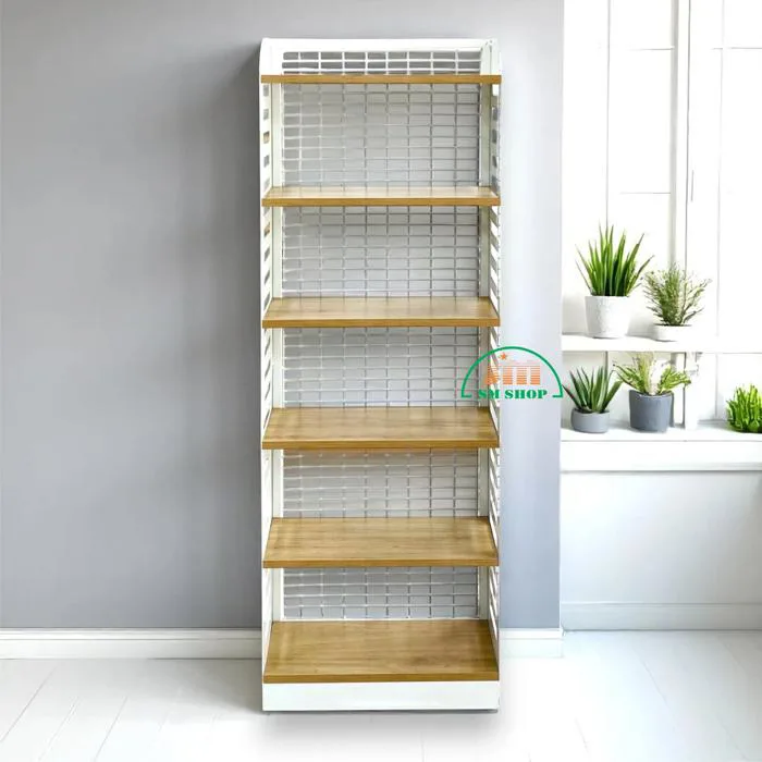 Kệ sắt khung lưới Enter KG50120 50x20x120cm, Kệ trưng bày đa năng