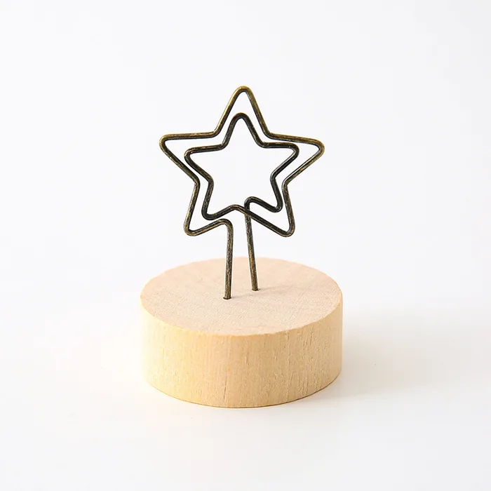 Đế Gỗ Cài Ảnh/Kẹp Giấy Note/Giới Thiệu Sản Phẩm/Decor Bàn Học (10 Kiểu  Dáng) Cute Giá Rẻ Cây Ghim Peach Home Giá rẻ 1k