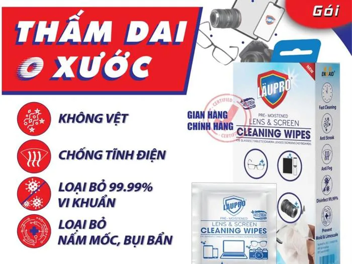 Khăn lau dụng cụ quang học LAUPRO giá tốt tại Bách hoá XANH