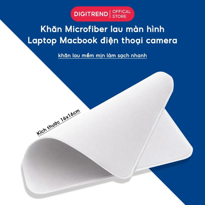 Khăn Lau Màn Hình Microfiber Vệ Sinh Laptop iPad Macbook Điện Thoại Phụ  Kiện Không Trầy Xước