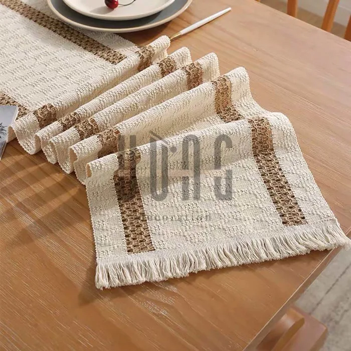Khăn Trải Bàn Runner Họa Tiết - Mẫu 1 | Khăn Trải Bàn Runner Đẹp