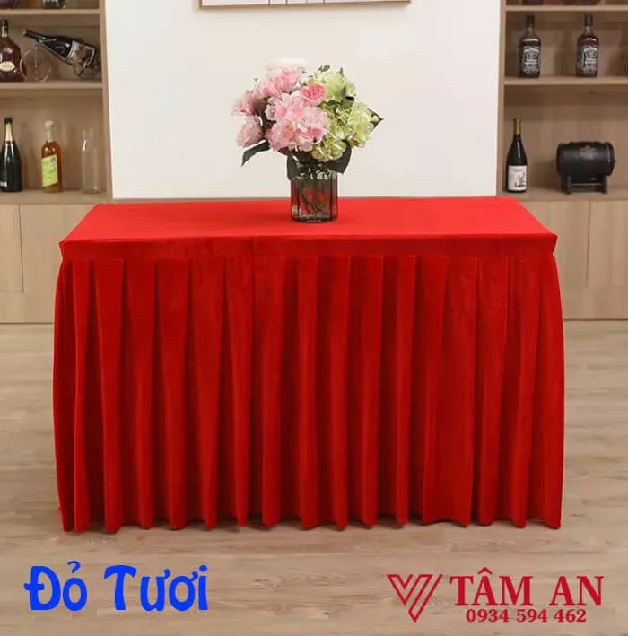 Khăn Trải Bàn Cho Sự Kiện - Hội Nghị - Phòng Họp Hình Chữ Nhật