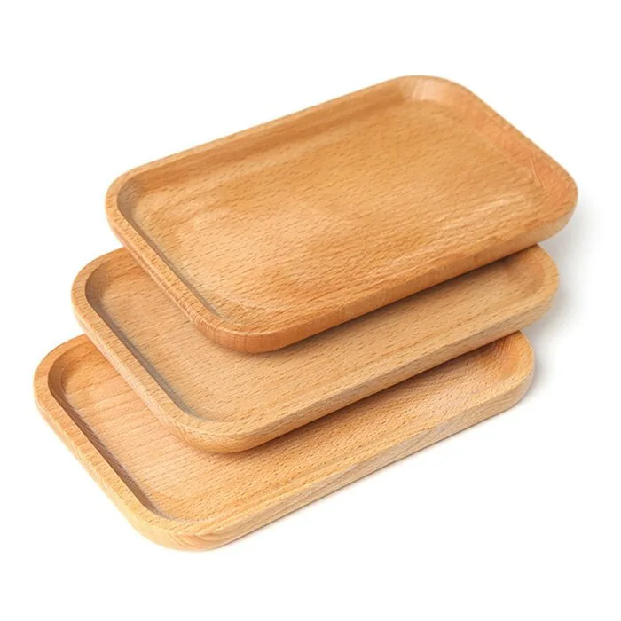 Khay Gỗ Đựng Đồ Ăn - Đĩa Gỗ Đẹp, Trang Trí, Decor 1 - Bán Sỉ