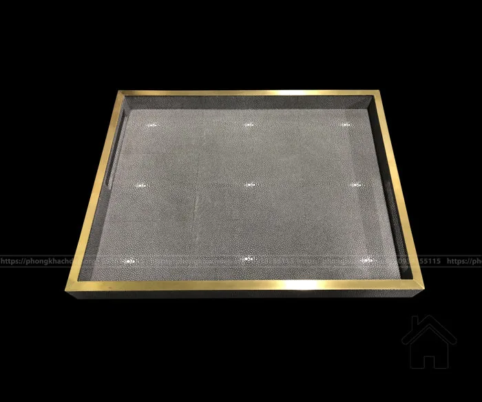 Khay Decor ( Bọc da cá đuối ) - NỘI THẤT CAO CẤP