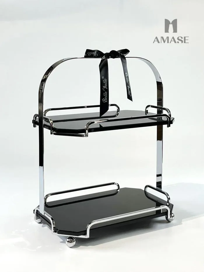 Khay đựng mỹ phẩm 2 tầng - Màu trắng – AMASE - Modern and Elegant Decor