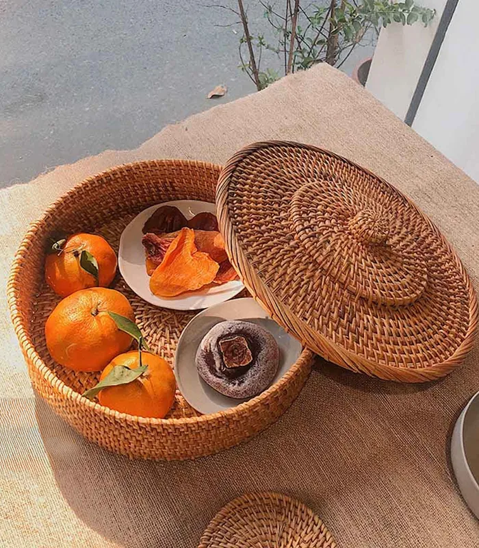 15+ mẫu khay mây tre đan decor nhà ở đẹp giá tốt nhất 2025