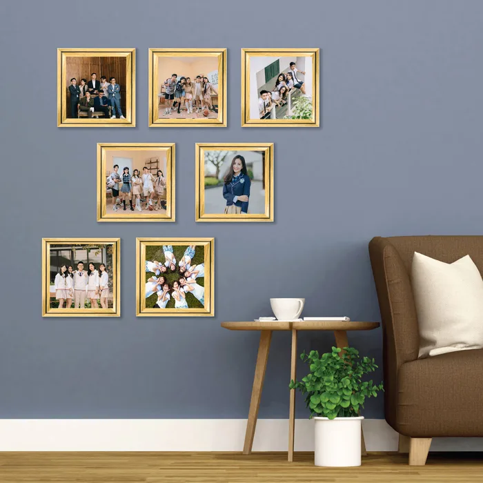 Khung Ảnh Treo Tường Viền Gỗ Sọc Đen Hiện Đại - Lưu Giữ Khoảnh Khắc Kỷ Yếu  02 (Có In Theo Yêu Cầu) | TuongVip.vn