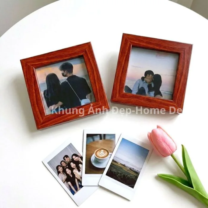 Khung Ảnh Mini Vuông Trang Trí Decor Bàn Học Bàn Làm Việc | Shopee Việt Nam