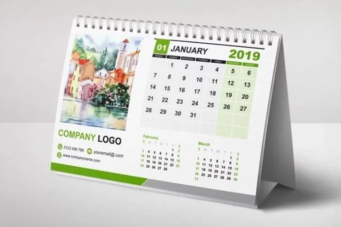 Top 20 Mẫu Lịch để Bàn Làm Việc đẹp, Sáng Tạo, ấn Tượng