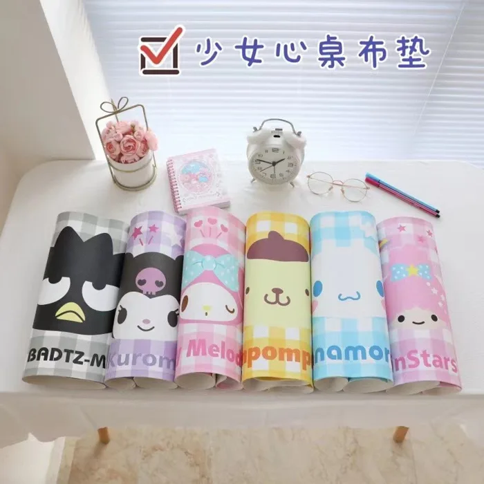 Miếng lót chuột máy tính cỡ to hoạt hình - Thảm lót trải bàn học,bàn làm  việc decor nhiều hình cute