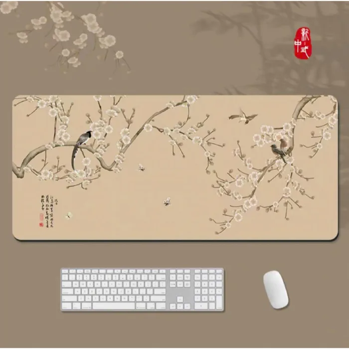 Miếng Lót Chuột Cổ Phong Sơn Thủy – Decor Bàn Làm Việc, Chơi Game, Học Tập