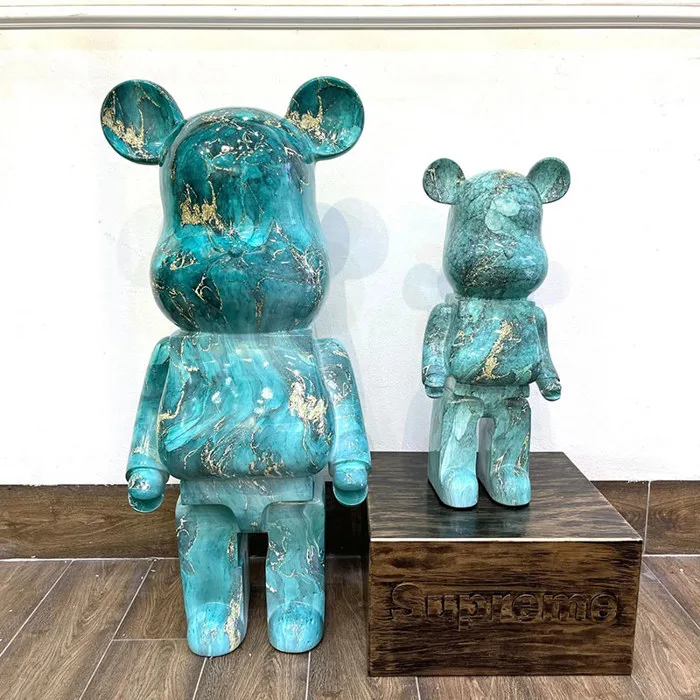 Tượng gấu mô hình trưng bày Bearbrick BlingTU038 | Nội Thất 360 Decor