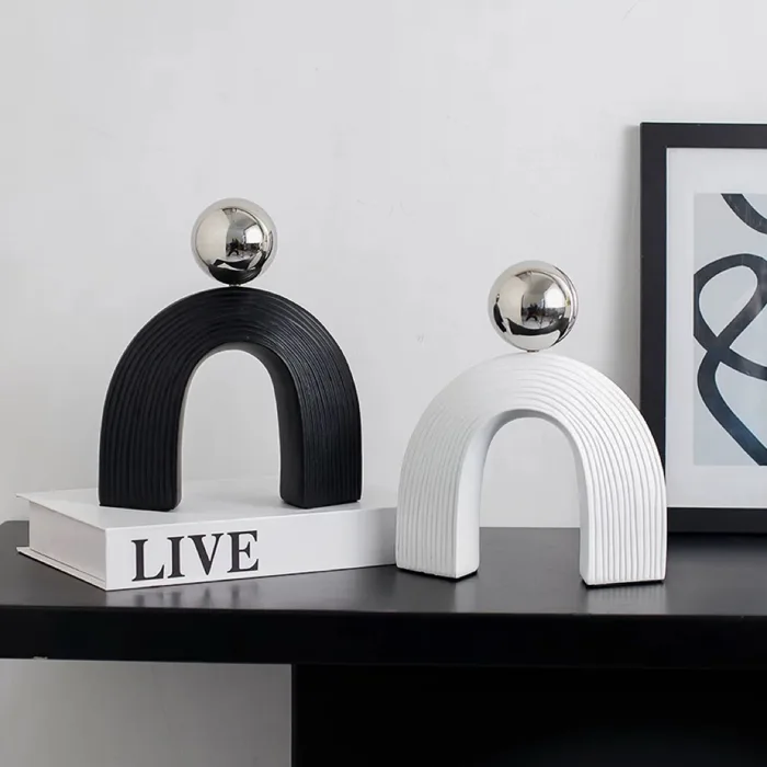 Mô hình decor tượng m hình vòm đặc sắc phù hợp trang trí kệ tủ phòng khách