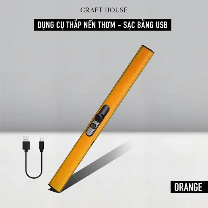 Dụng Cụ Decor Đốt Nến Thơm, Bật Lửa Sạc Bằng USB | Crafthouse