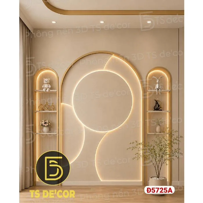 Phông Nền Livestream 3D 5D TS Decor, Phông Nền Chụp Ảnh Thời Trang Mỹ Phẩm  Túi Xách Luxury