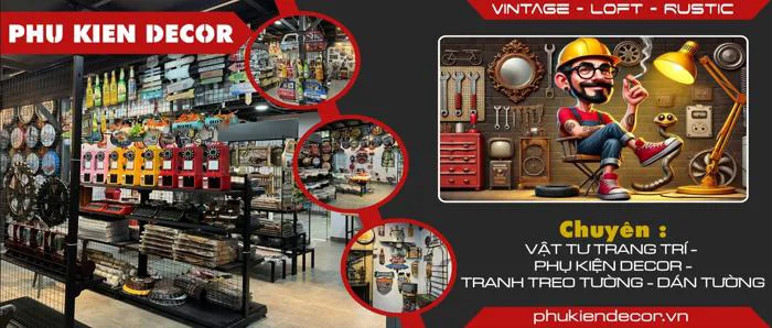 Cửa Hàng Phụ Kiện Decor - Chuyên Đồ Trang Trí Quán Cafe, Nhà Hàng, Quán Ăn,  Bia,