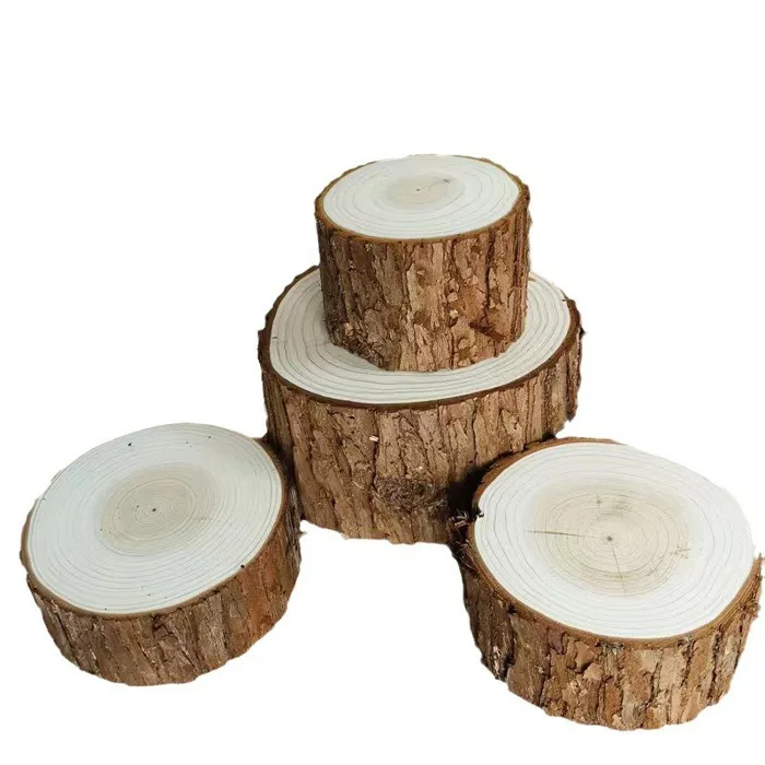Cọc gỗ Thông Sấy Khô Và Đánh Bóng Phụ Kiện Chụp Ảnh - Nhật Minh Decor