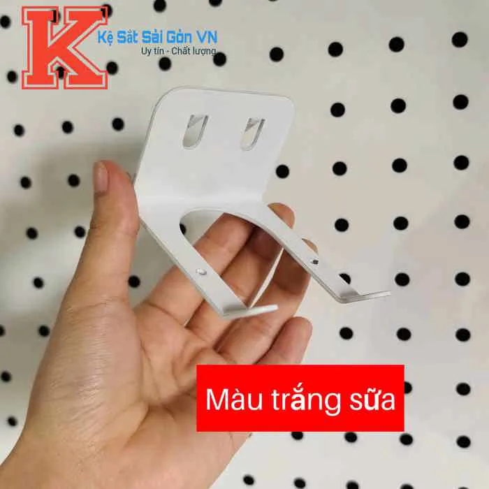 Khay chữ U treo phụ kiện Decor bảng Pegboard kim loại - Kệ sắt sài gòn