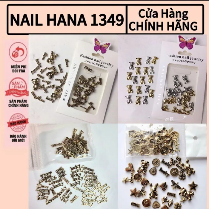 Sét phụ kiện trang trí kim loại