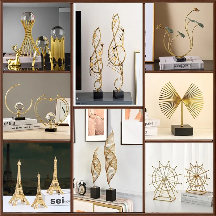 Tượng các mẫu kim loại decor nhà cửa | Shopee Việt Nam