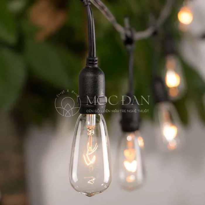 Phụ Kiện đèn Mây Tre Gỗ - Mây Tre Mộc Đan Decor