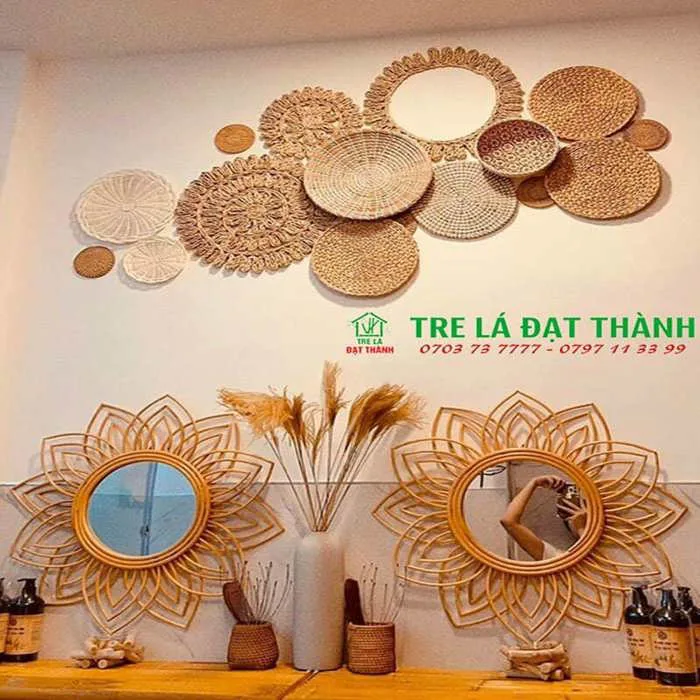 Đồ Trang Trí Bằng Mây Tre Đan