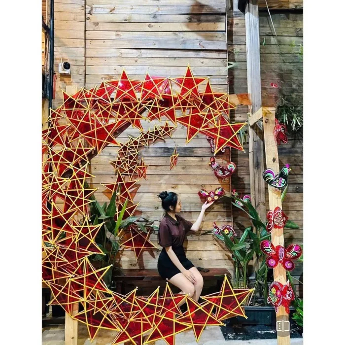 Combo Sét phụ kiện decor quán cafe quán nước Trung Thu