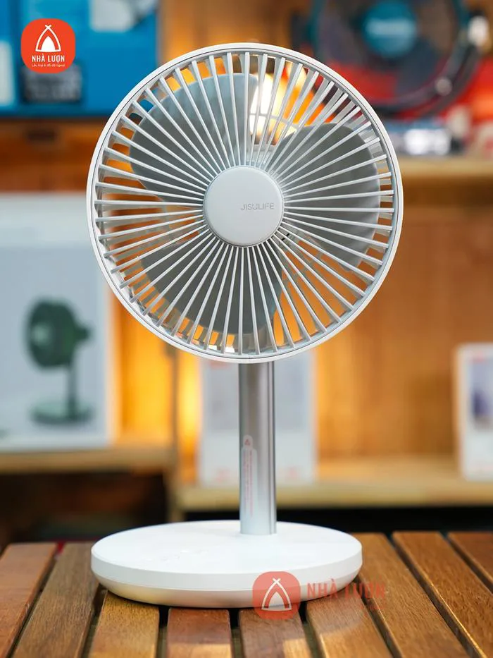 Quạt tích điện để bàn gấp gọn Jisulife FA13P