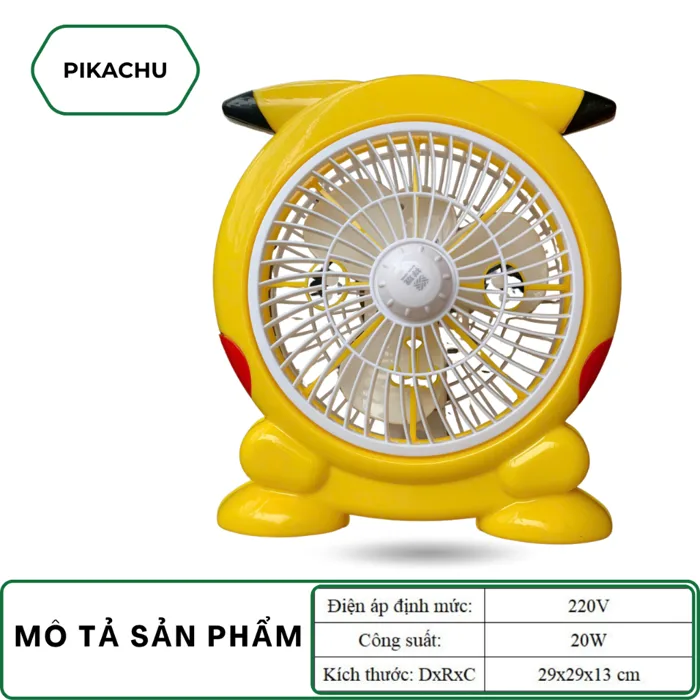 Quạt Mini Để Bàn Hình Thú Dễ Thương 2 Cấp Gió – Quạt Điện Nhỏ Gọn Văn Phòng  Học Tập