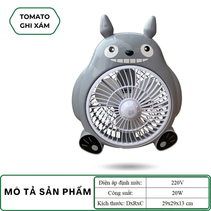 Quạt Mini Để Bàn Hình Thú Dễ Thương 2 Cấp Gió – Quạt Điện Nhỏ Gọn Văn Phòng  Học Tập