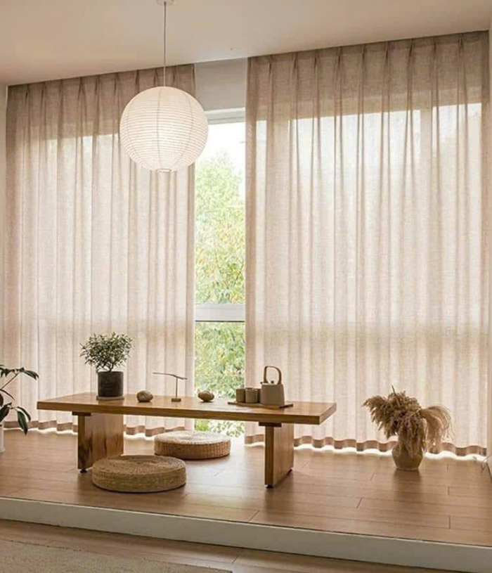 Rèm Cửa Chất Liệu Vải Linen