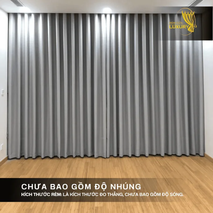 Rèm cửa chính trang trí phòng khách, rèm vải decor không gian phòng khách  và phòng ngủ chất liệu đẹp chống nắng Lux07