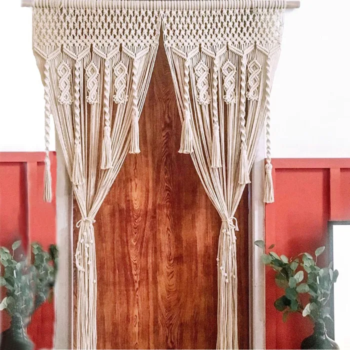 Rèm cửa macrame vintage decor | Shopee Việt Nam