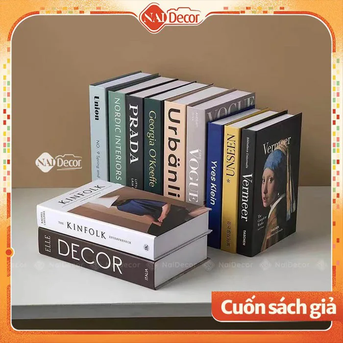 [Tổng Hợp] 100+ Mẫu Sách Giả Nai Decor, sách decor trang trí bàn làm việc,  sách mô hình chụp ảnh, trang trí kệ sách