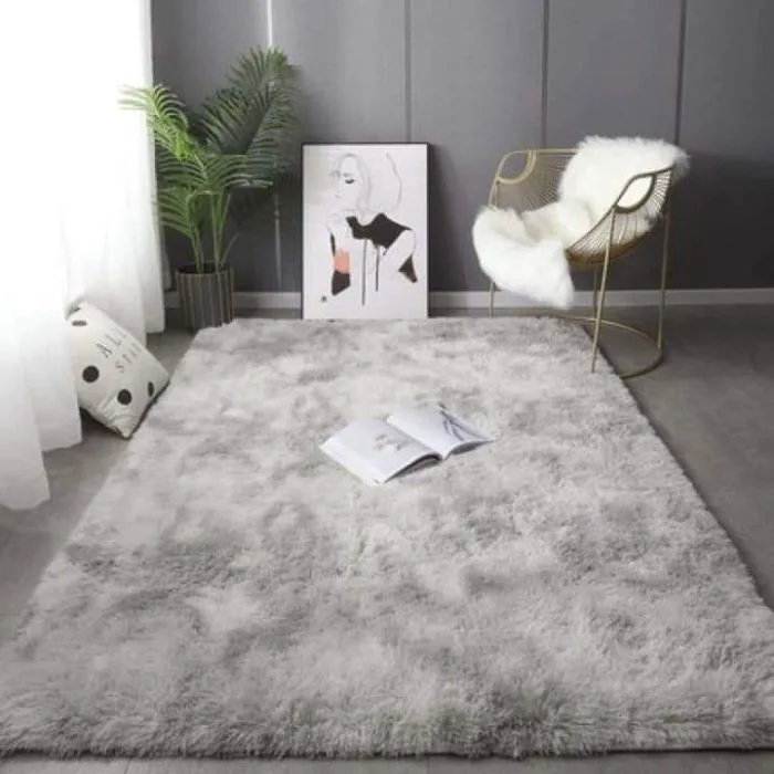 Thảm lông trải sàn trang trí phòng khách decor phòng ngủ hàng loại 1 kích  thước 1mx1m6 | Lazada Việt Nam