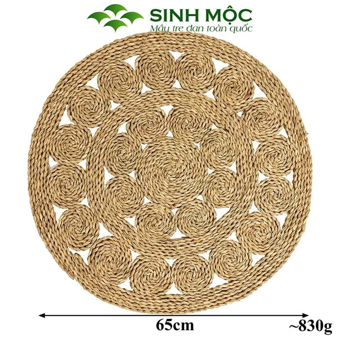 Thảm trải sàn chất liệu cói tự nhiên - Sinh Mộc