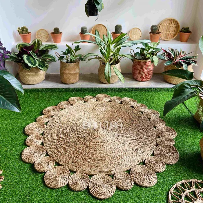 Thảm cói tròn