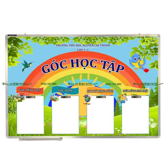Bảng Góc Học Tập I Bảng Trang Trí Lớp Học - Freeship tại TP.HCM
