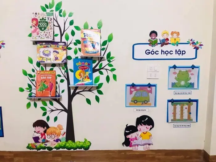 10+ Mẫu trang trí lớp học góc học tập đẹp nhất