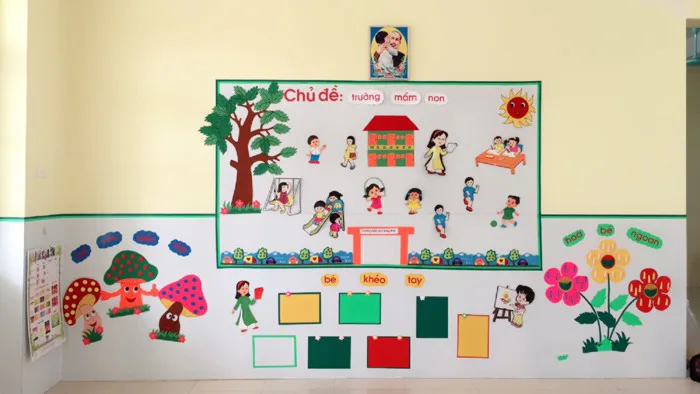 Trang trí góc học tập trường mầm non độc đáo cho bé - Phú Long Blog