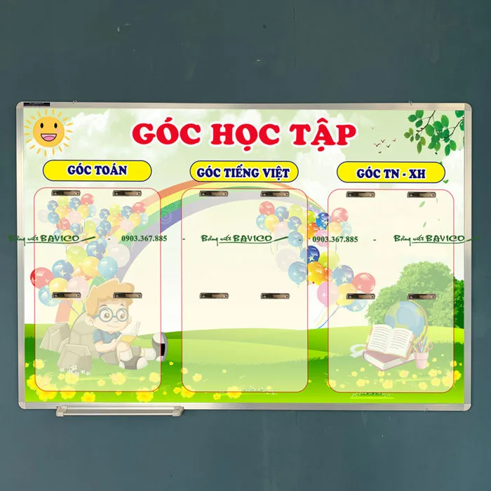 Bảng Góc Học Tập I Bảng Trang Trí Lớp Học - Freeship tại TP.HCM