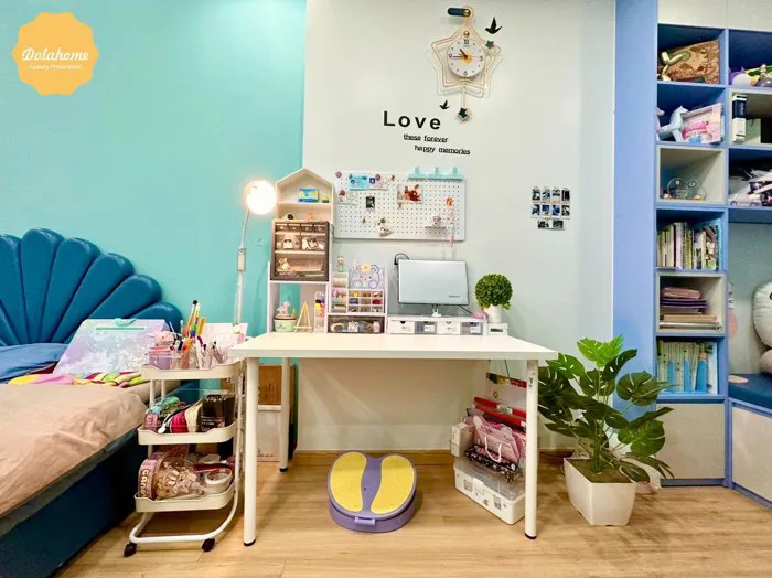 Trang trí góc học tập cho bé với bảng lỗ Pegboard Dola Home