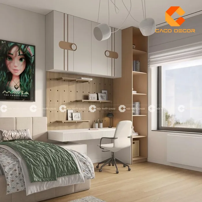 Cách trang trí góc học tập cho bé gái siêu đẹp, đơn giản