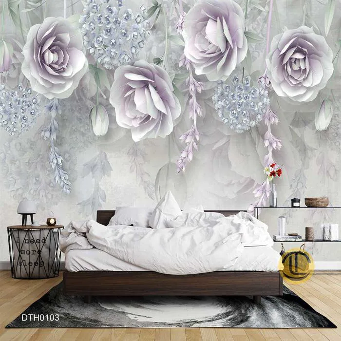 Xưởng Tranh Dán Tường Phòng Ngủ - Linh Trần Decor