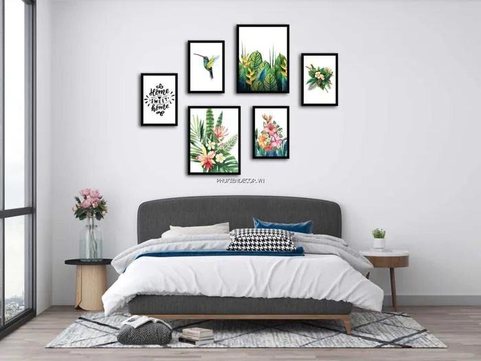 Khám Phá 30 mẫu Tranh Bộ Treo Tường Trang Trí Phòng Ngủ Hiện Đại, Dễ Thương