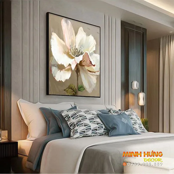 Cách treo các mẫu tranh treo phòng ngủ đẹp cực chuẩn