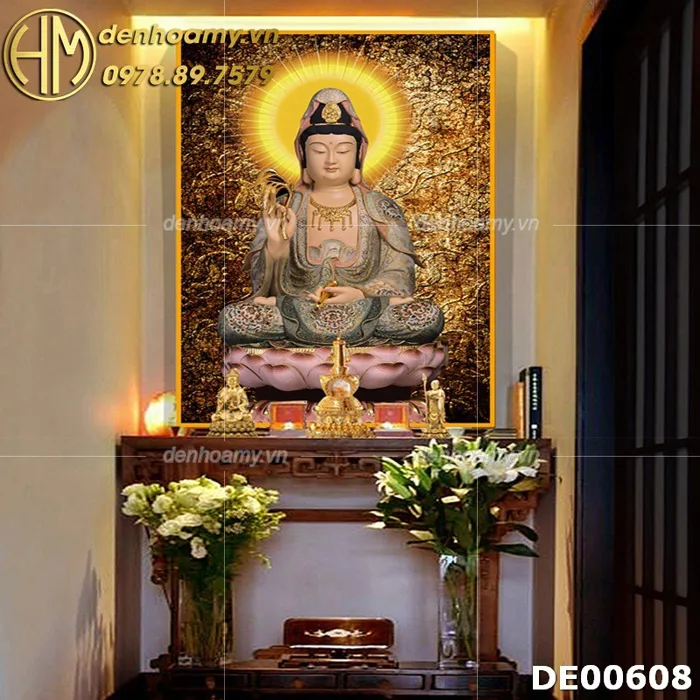 Tranh điện Đức Phật DE00608